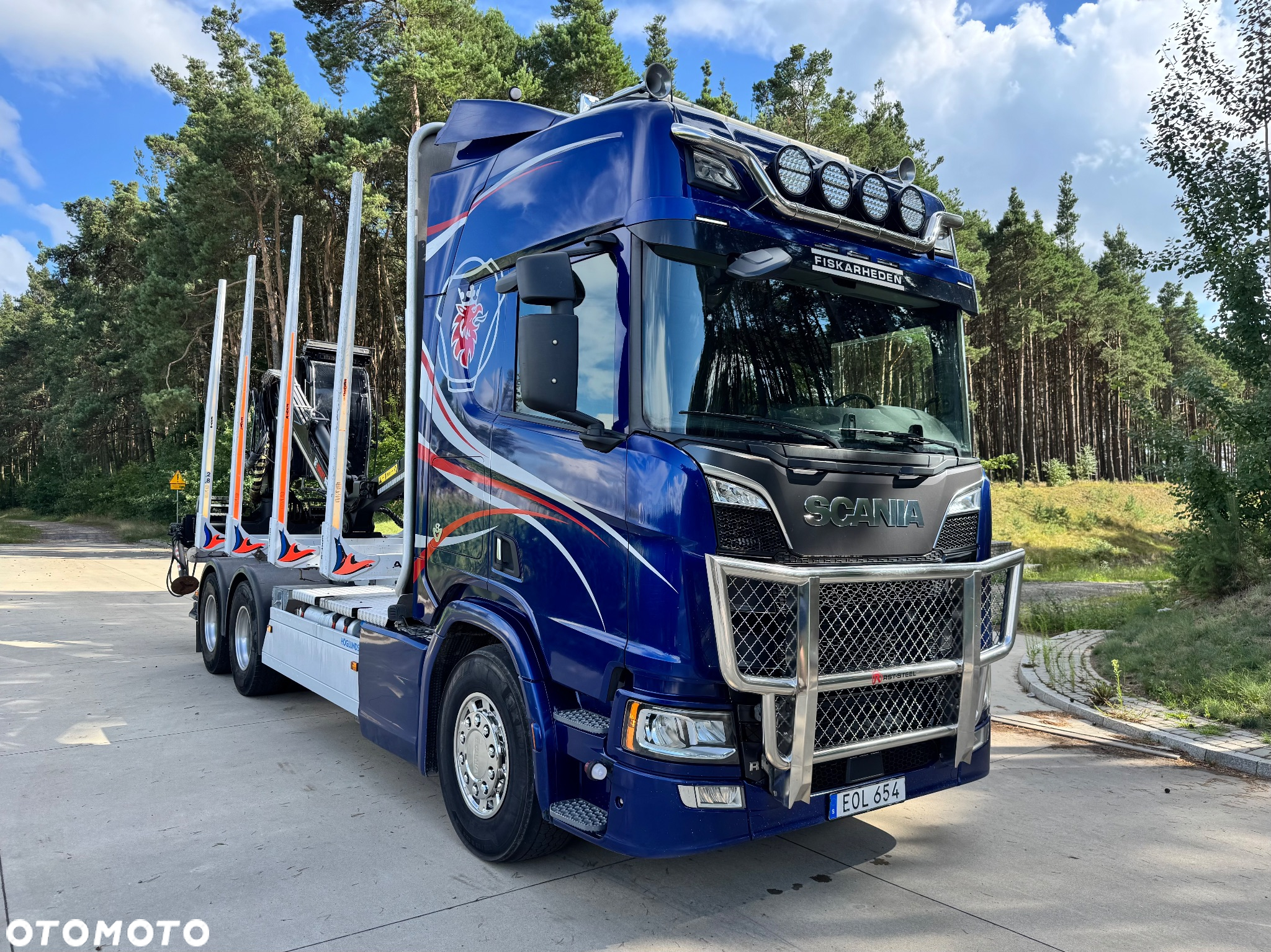 Scania R650 V8 NG DO DREWNA DO LASU - 3