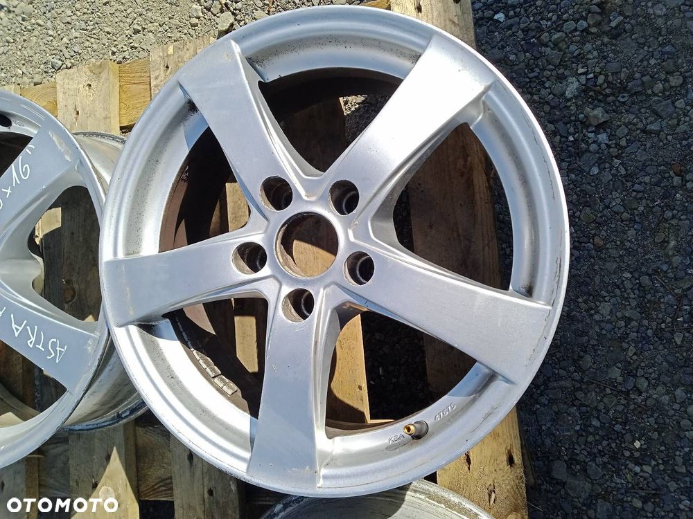 FELGI ALUMINIOWE 5X100 6.5JX16 ET37 OPEL ASTRA H 1.8 - 4