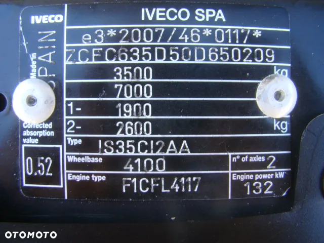 Iveco DAILY 35 C 18 HI-MATIC 3.5T 4.45M WINDA 1000KG - 30