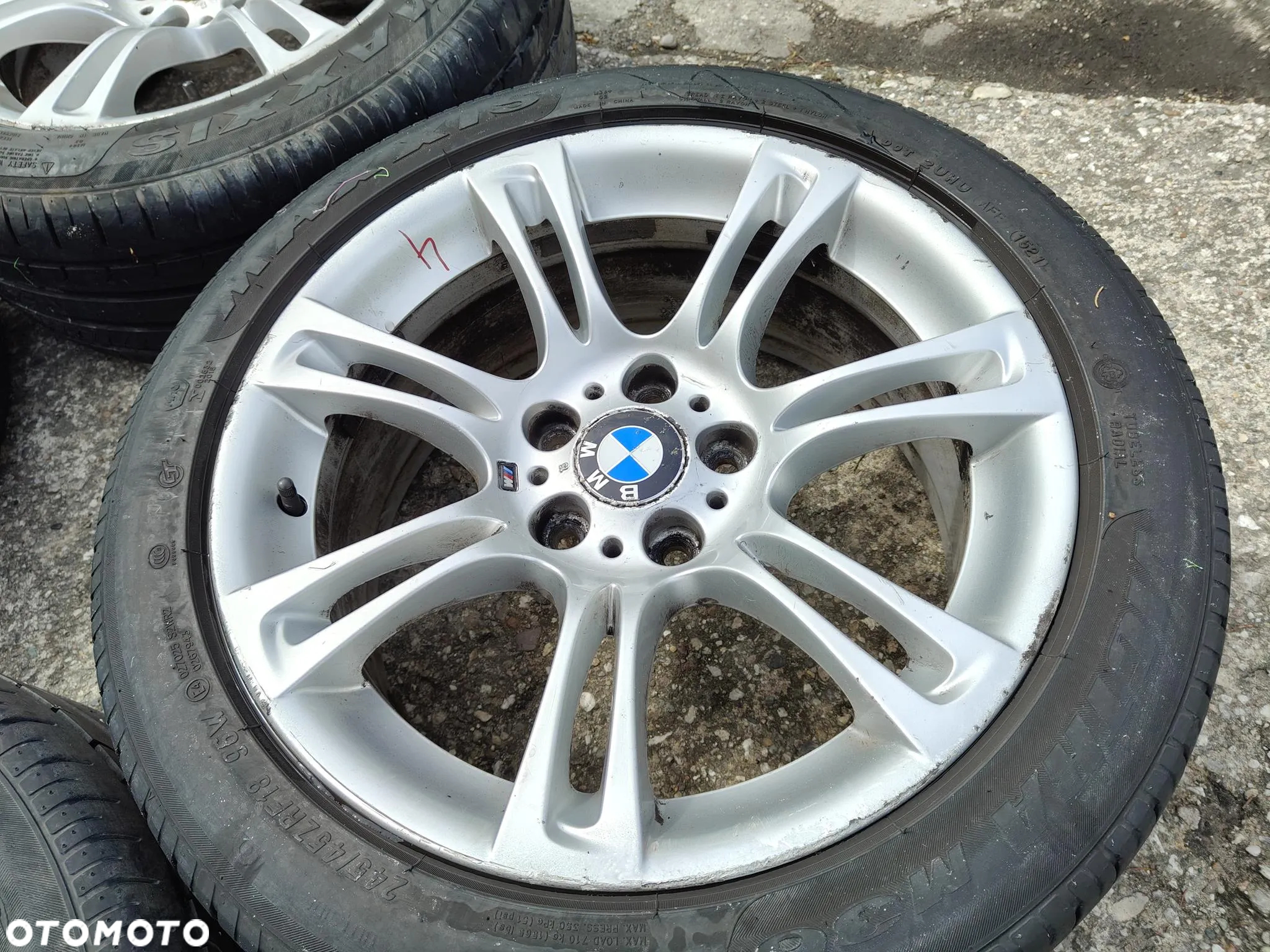 BMW F10 F11 M-pakiet Org Felgi Aluminiowe Alusy KOŁA 5X120 18 Opony 4x 245/45 18 - 23