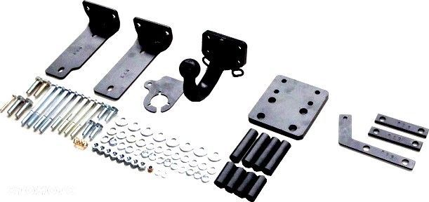 Kompletny Hak Holowniczy Auto-Hak Słupsk + Kula Bez cięcia zderzaka do Mercedes Benz ML W163 98-05 - 2