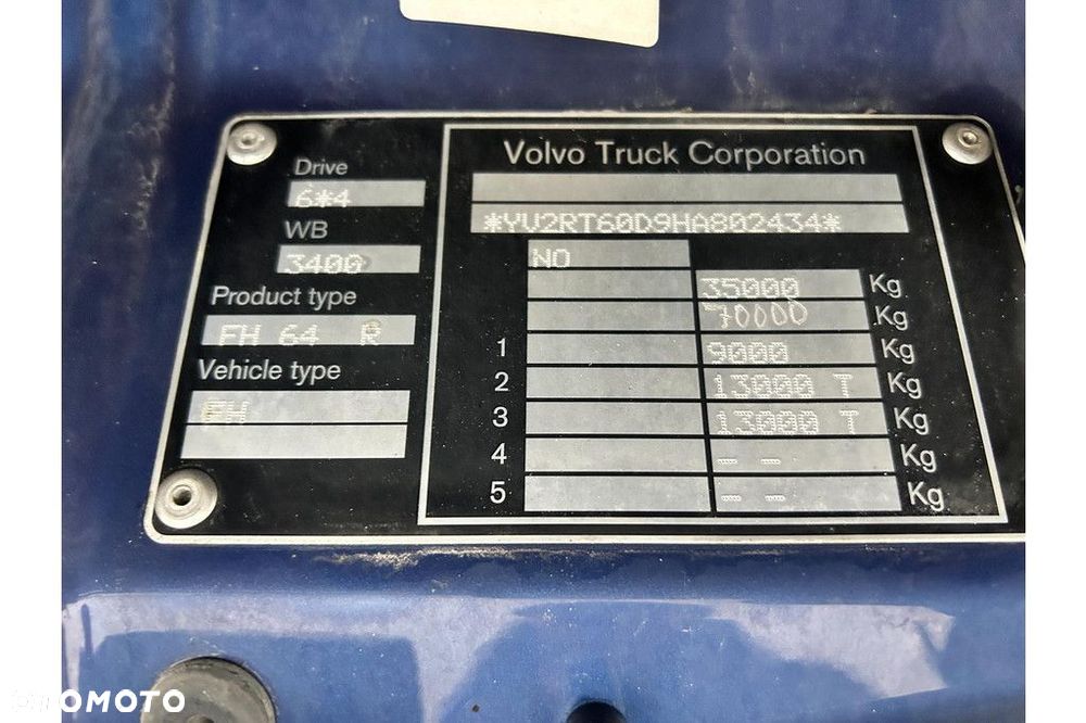 Volvo FH540 6X4 EURO6 + RETARDER + LIFTING AXLE - 27