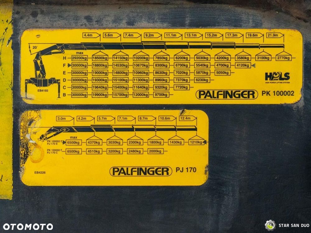 MAN TGA 41.480 8x8 PALFINGER PK 100002 HDS Żuraw Fly Jib Wciągarka - 25