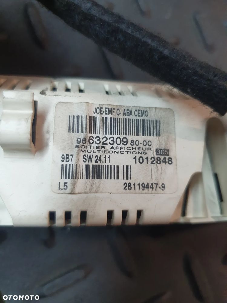 CITROEN C5 I LIFT  08R WYSWIETLACZ EKRAN 9663230980 EUROPA - 3