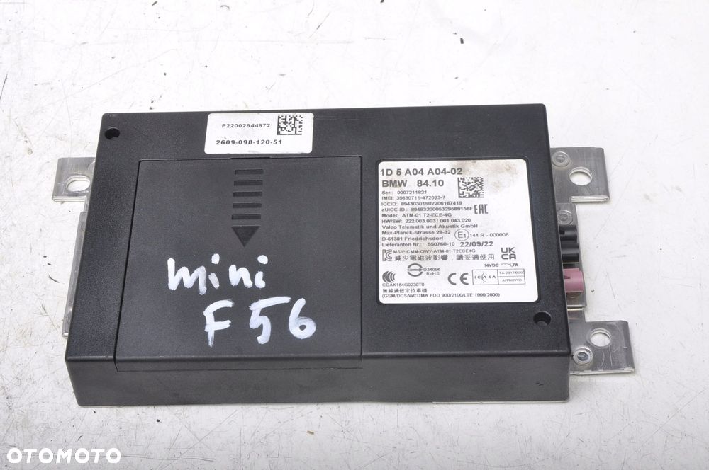 MINI F56 MODUŁ STEROWNIK TELEMATIC 5A04A04 - 1