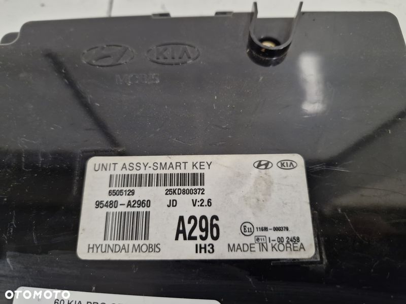 KIA PRO CEED 2 II MODUŁ STEROWNIK KEYLESS 95480-A2960 - 2