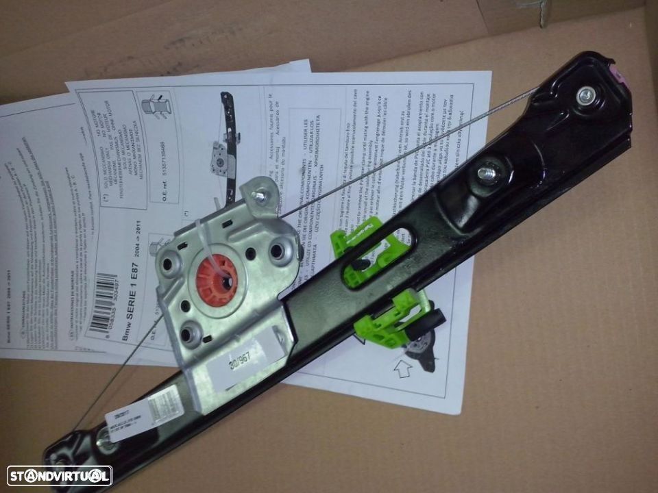 Elevadores vidros porta trás novo Bmw Serie 1 118D 120D E81 E87 - 1