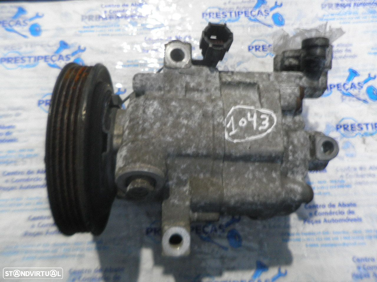 Compressor AC 98418136680  92600AX80B NISSAN MICRA K12 2009 1.2I 80CV 5P CASTANHO ESCURO GASOLINA VALEO - 3