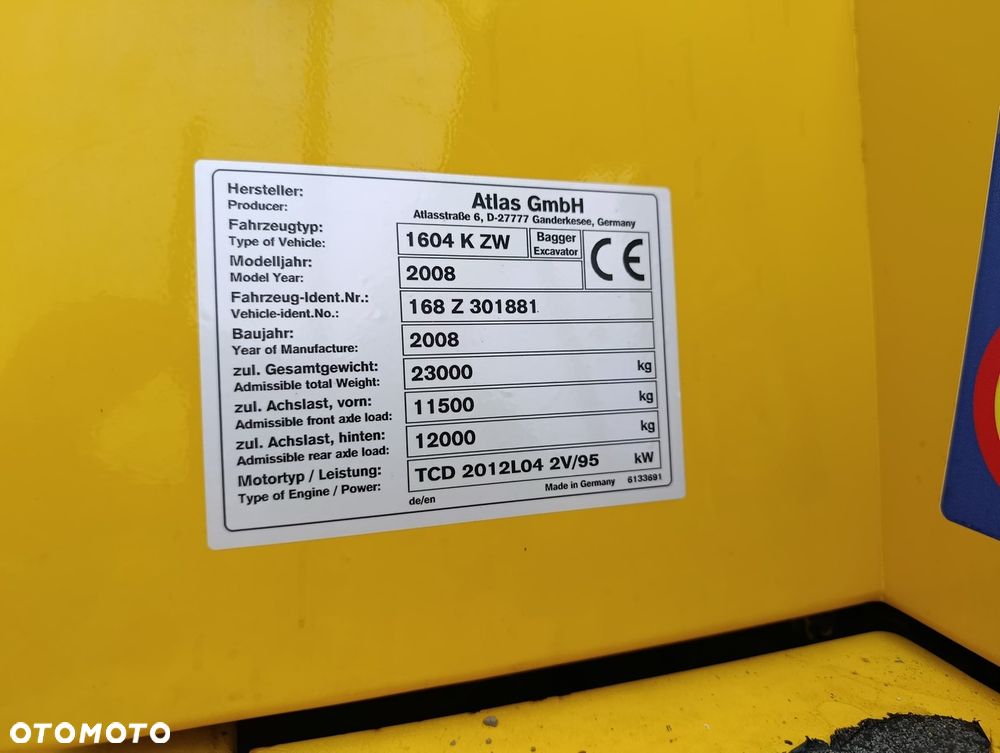 Atlas 1604 KZW - 36