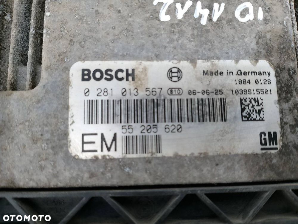 KOMPUTER, STEROWNIK OPEL ZAFIRA B 55205620   0281013567 1.9 CDTI - 6