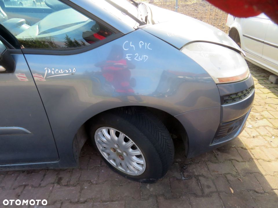 MASKA ZDERZAK BŁOTNIKI LAMPY C4 PICASSO I EZWD  CITROEN 2006-2010 SZARY PRZÓD KOMPLETNY - 13