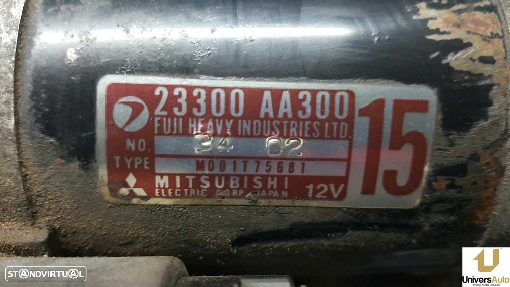 MOTOR DE ARRANQUE SUBARU SVX C11/C12 (CX) 3.3 SVX COUPE - 5