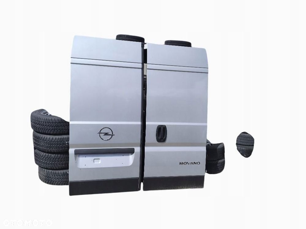 DRZWI TYlne lewe prawe h2 SREBRNE DUCATO JUMPER BOXER MOVANO