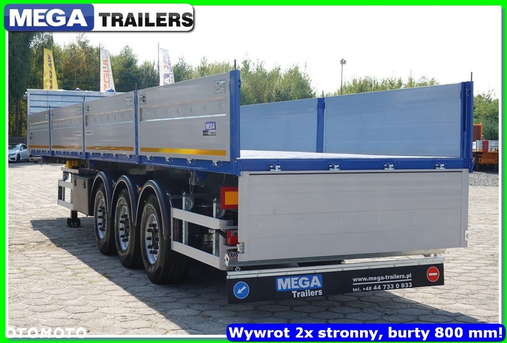Inny Platforma / Wywrotka 2 strona, 12,60 m, burta 800 mm! - 27