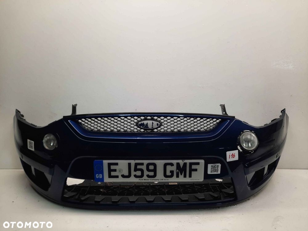 } ZDERZAK PRZÓD PRZEDNI FORD S-MAX SMAX GRANAT GRANATOWY PDC HALOGENY - 1
