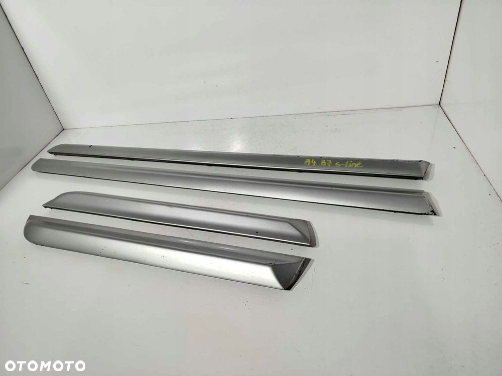 LISTWY DOLNE DRZWI S-LINE AUDI A4 B7 KOMPLET 04-08 - 5