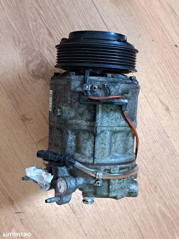 Compresor clima ac aer conditionat climatizare Sanden 6pk original Jaguaar XE XF XJ E-Pace F-Place F-Type XF Sportbrake Land Rover Defender Discovery 4 Discovery Sport Discovery 5 Range Rover Evoque Range Rover 4 Range Rover Sport Range Rover Velar 2.0l 3.0l 5.0l 4.4l - 4