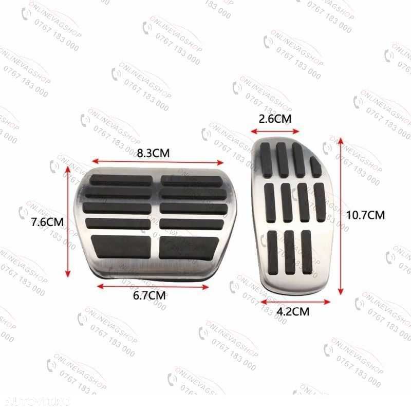 Set pedale inox Renault Clio,Captur,Arkana,Kadjar,Koleos,Dacia Duster - 6