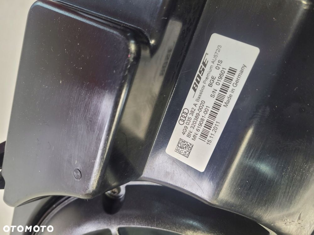 OBUDOWA TUBY TUBA BOSE AUDI A6 C7 AVANT 4G9035382A - 5
