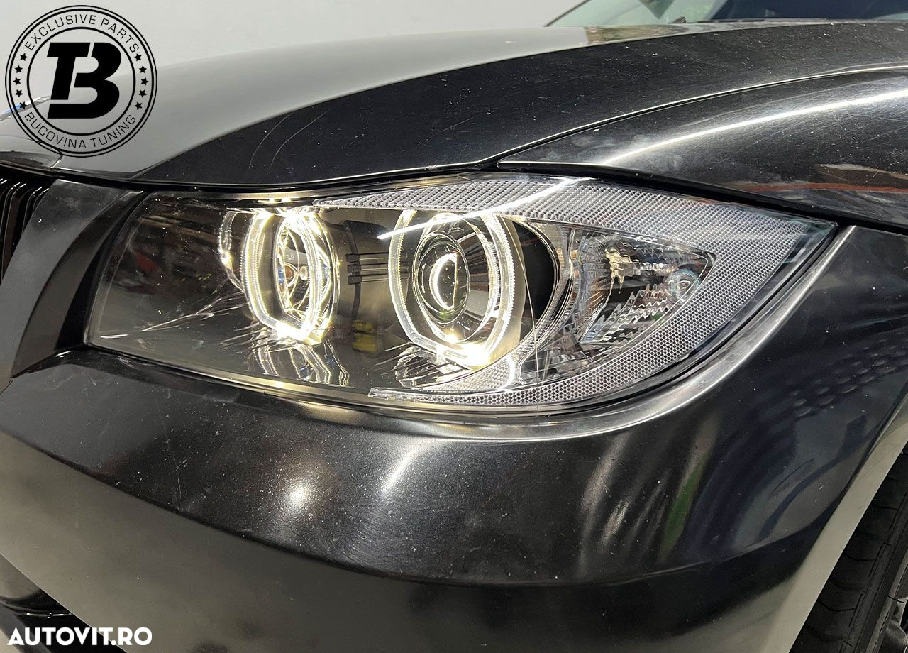 Faruri LED Angel Eyes compatibile cu BMW Seria 3 E90 E91 - Taiwan - 5
