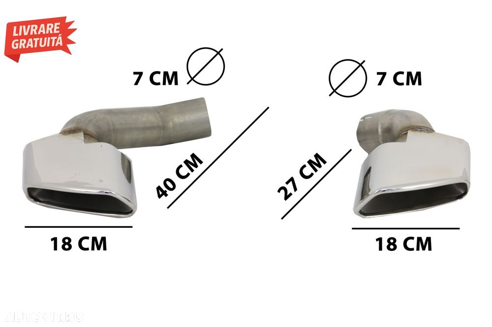 Pachet Exterior Aero Prelungire Bara Fata si Difuzor BMW X5 F15 (2014-2018) Aerody- livrare gratuita - 17