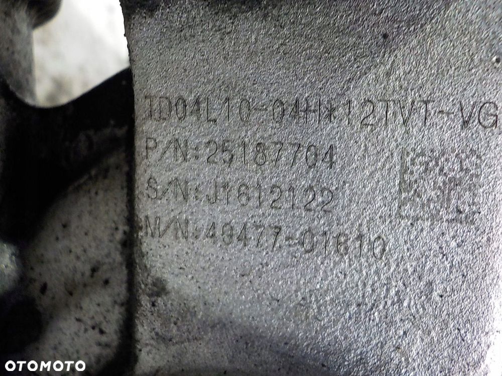 OPEL ANTARA TURBOSPRĘŻARKA TURBINA 25187704 49477-01610 2.2 CDTI - 3