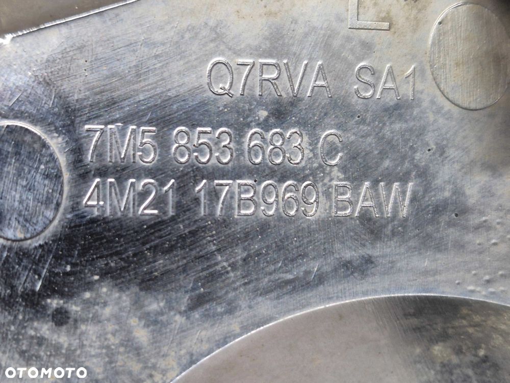 galaxy mkI LIFT kratka zaslepka ramka halogenu zderzaka lewa chrom - 6