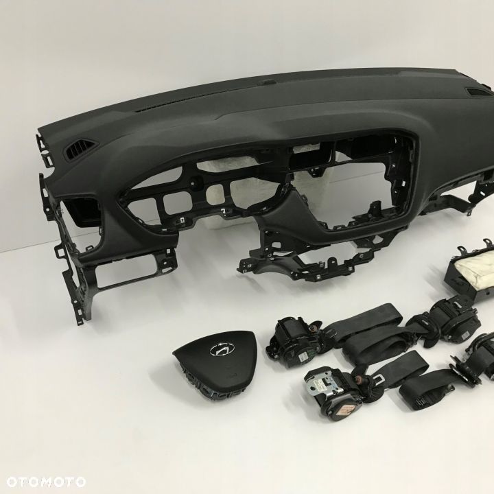 HUYNDAI i20 DESKA ROZDZIELCZA KONSOLA KOKPIT PULPIT PODUSZKI AIRBAG AIR BAG PASY KIT SET - 2
