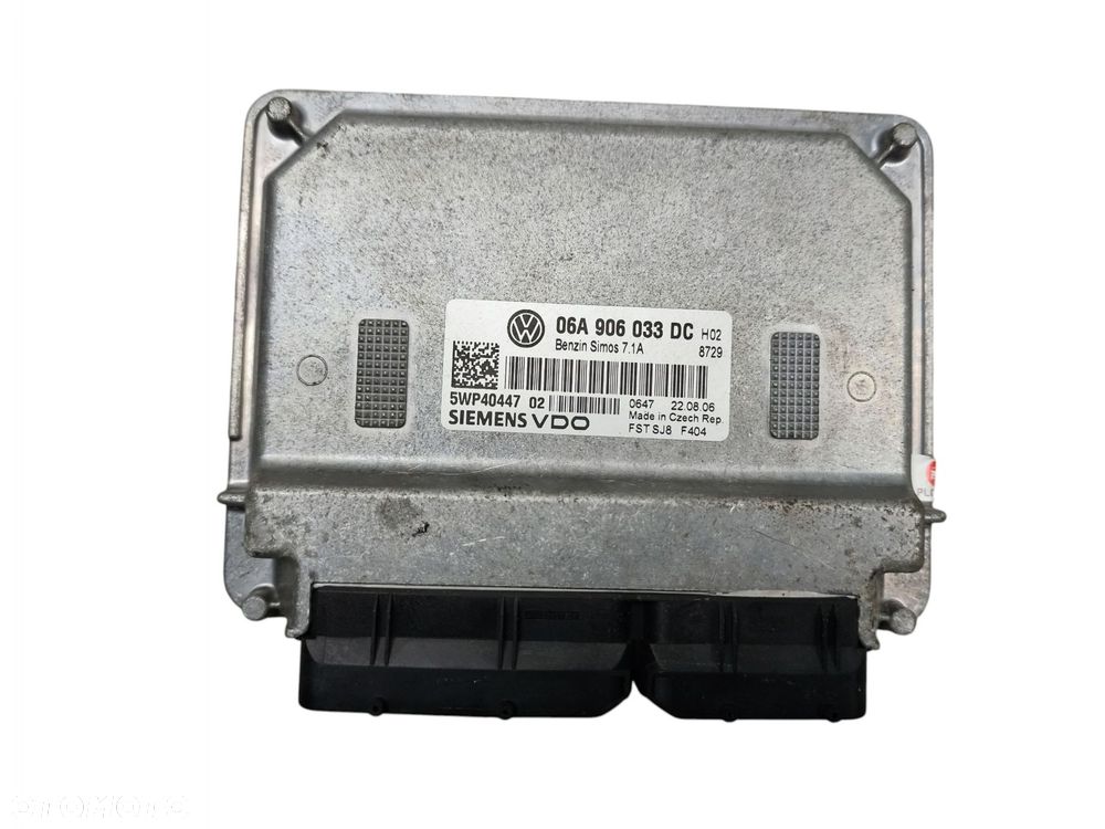 KOMPUTER SILNIKA VW GOLF V PLUS 1.6 8V BSE 06A906033DC - 1