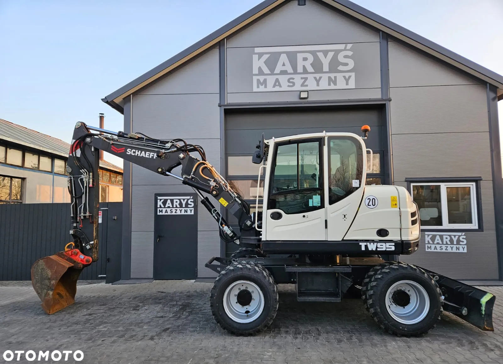 Terex KOPARKA KOŁOWA SCHAEFF TW95 TW 95 110 85  TEREX YANMAR 2019R 5000 MTG - 3