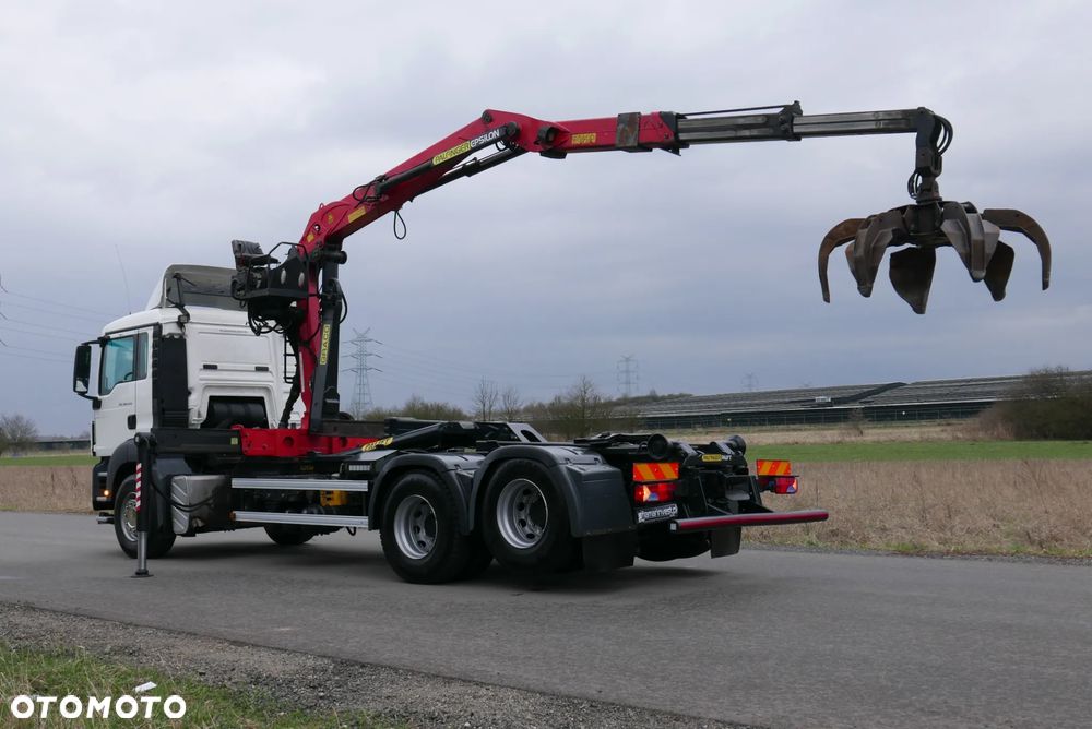 MAN MAN TGS 28.440 6X2 TGA + PALFINGER EPSILON PALIFT HAKOWIEC Z HDS Z DŹWIGIEM DO ZŁOMU KONTENERÓW ODPADÓW - 16