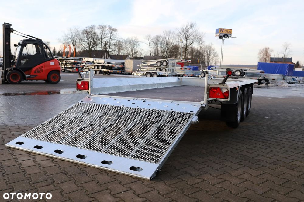 TEMARED /MARTZ BUILDER 3 4018/3 S 3,5T ,Koła 14C, 400x180x30 do przewozu sprzętu budowlanego, TRAP, DMC 3500kg, 3 osie, - 18
