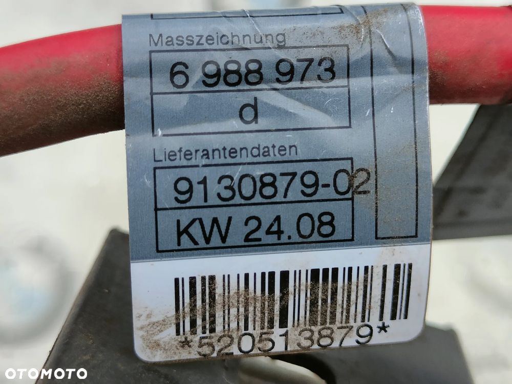 BMW E87 E81 2.0d 2.0i N47 N46 N45 Klema plusowa 9130879 - 4