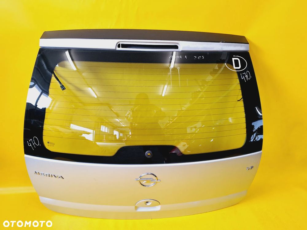 KLAPA SZYBA TYŁ TYLNA BAGAŻNIKA OPEL MERIVA A 02-10 LAK: Z157 NR470
