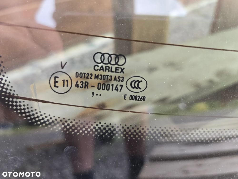 AUDI A4 B9 LIFT SEDAN SZYBA TYŁ 2019R AS3 - 3