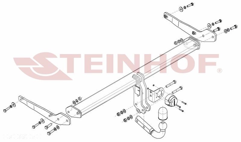 Hak holowniczy + MODUŁ 7PIN do Skoda Kodiaq 2WD/4WD od 2016 - 2
