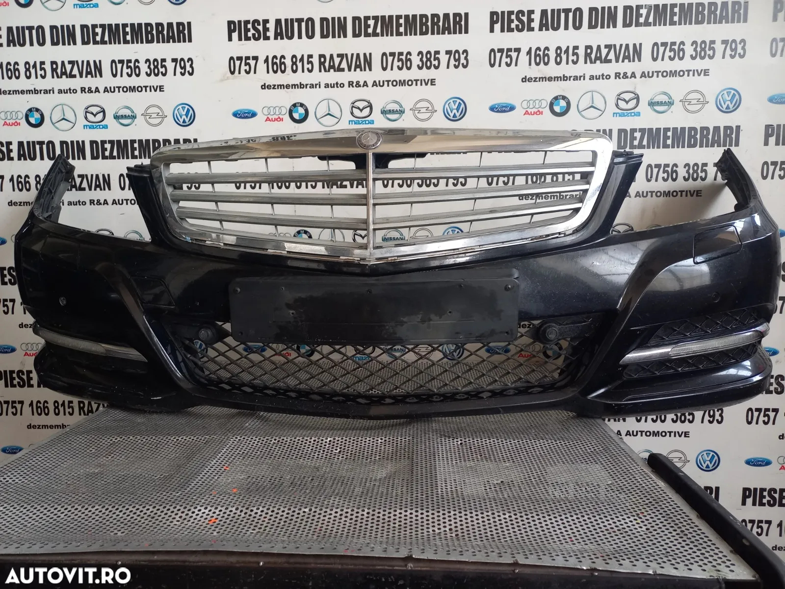 Bara Fata Completa Mercedes C Class W204 Facelift An 2011-2012-2013-2014-2015 Cu Spalatoare Far Si - 3