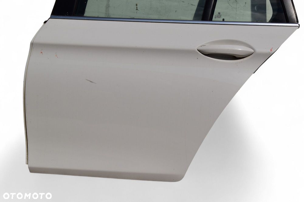 Drzwi Lewy Tył BMW 5 F11 KOMBI Lift 2012-2017 Kolor: 300 Alpinweiss - 6