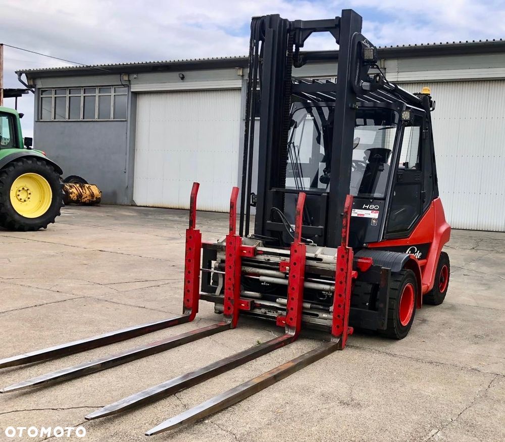 Linde H80T-02  4Widły LPG Gaz z NIEMIEC ! - 10
