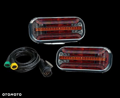 LAMPY TYLNE ZESPOLONE FRISTOM LAWETA LED Z WIĄZKĄ 5M 13PIN - 1
