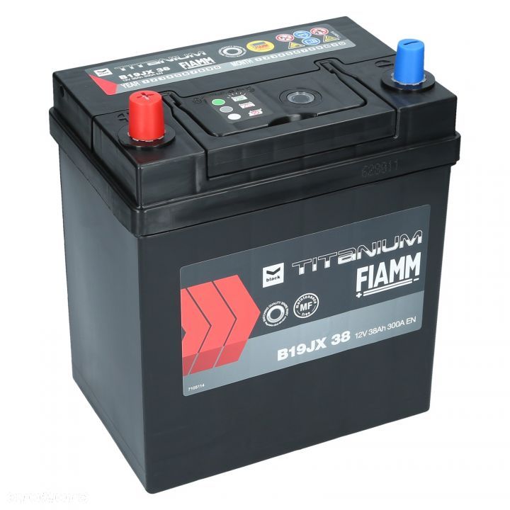 AKUMULATOR FIAMM BLACK B19JX 38 38Ah 300A - 1