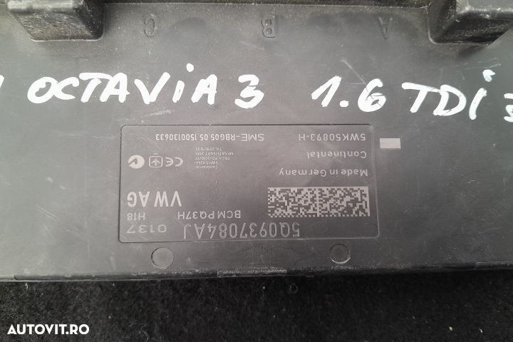Calculator confort 5Q0937084AJ 5Q0937084AJ Skoda Octavia 3 [2013 - 20 - 3