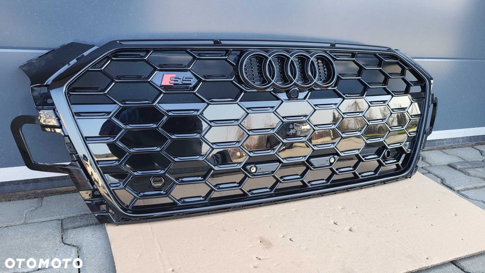 Atrapa chłodnicy GRILL Audi S5 A5 F5 8W6 LIFT 19- OE NOWA Shadow Line - 2