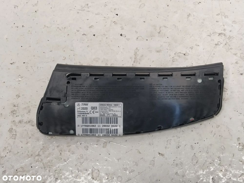 MERCEDES A KLASA W177 AIRBAG PODUSZKA POWIETRZNA FOTELA PRAWA LEWA ORYGINAŁ - 4