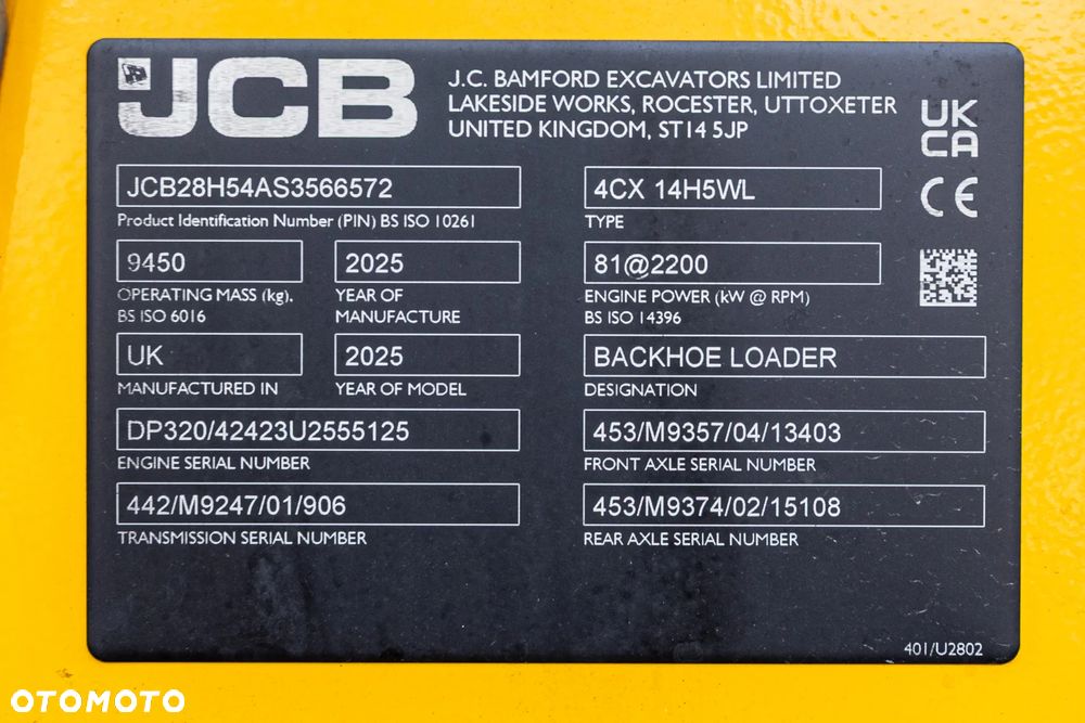 JCB 4CX PRO POWERSLIDE EH Dual Drive | Nowa | bez przebiegu | 110KM - 20