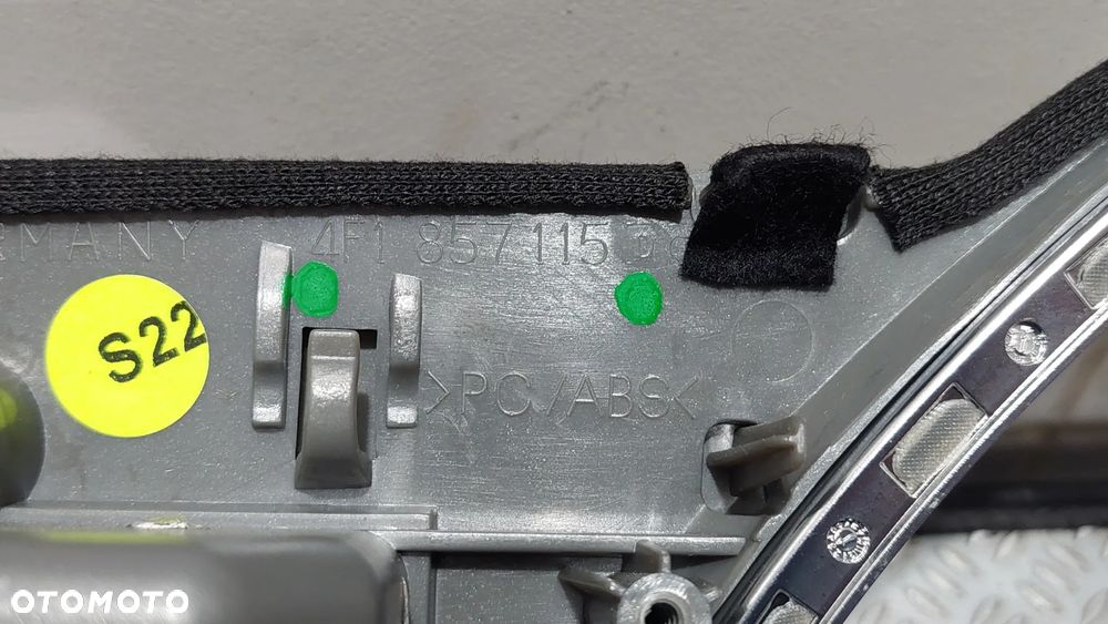 RAMKA LICZNIKA KONSOLI AUDI A6 C6 3,2 V6 FSI R2005 NR 4F1857115 - 3