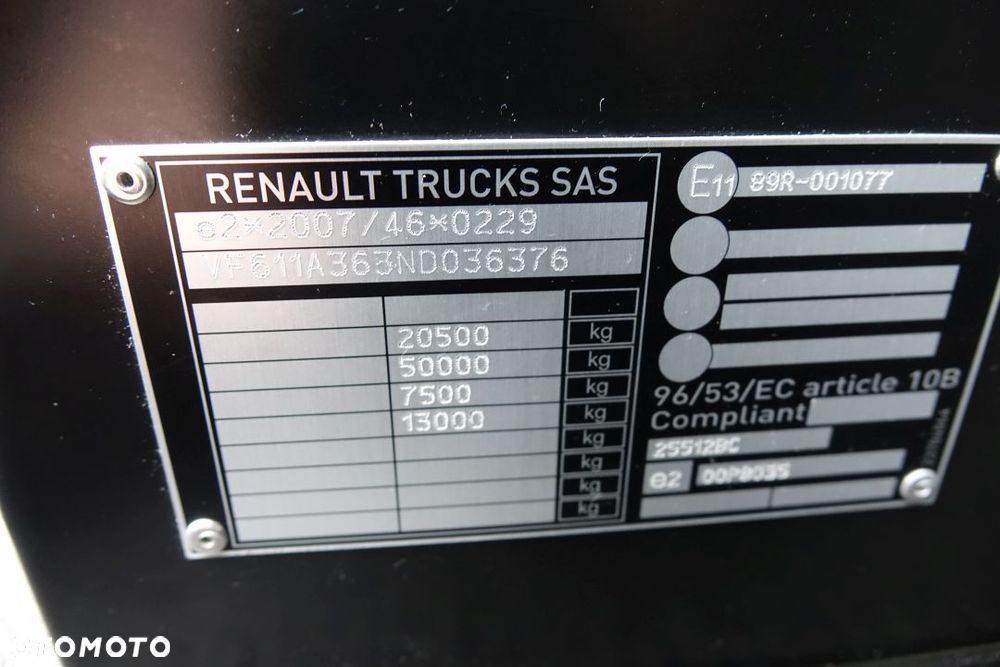 Renault GAMA T480 DTI 13/ NOWY MODEL / STANDARD / AUTOMAT / EURO6 / 2 ZBIORNIKI - 28