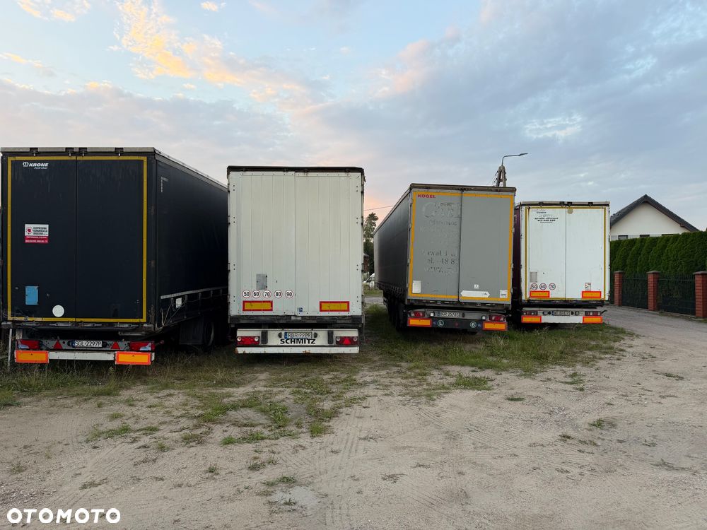 Krone FIRANKA STANDARD / OSIE BPW / ŁADNE PLANDEKI / RAMA NIE POGNITA W SUPER STANIE / SPRAWNA GOTOWA DO DALSZEJ PRACY // 5 SZTUK DO WYBORU ( RÓZNE MARKI NACZEP ) !! - 4