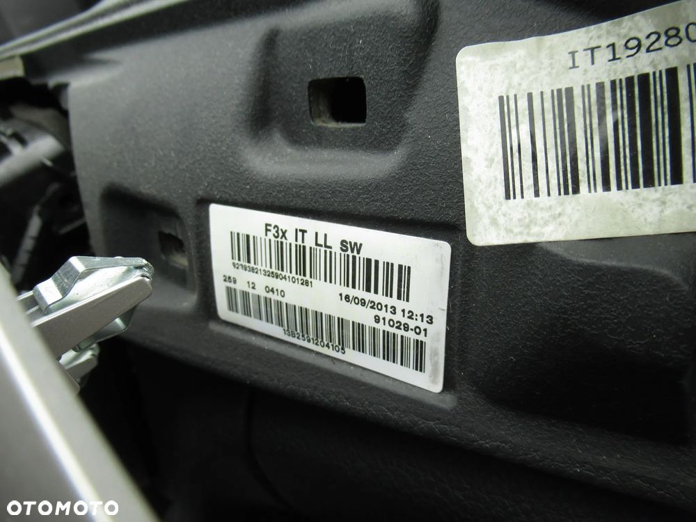 Deska rozdzielcza kokpit konsola BMW F30 F31 F32 F33 F34 F36 F80 F82 Czarna Oryginał - 4