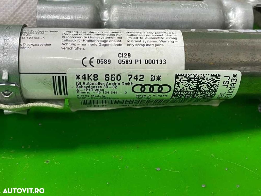Airbag cortina stanga dreapta Audi A7 4K 4K8 4K8880742 4K8880741 - 2